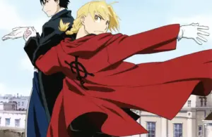 Edward and Mustang from the hit shonen anime, Fullmetal Alchemist Brotherhood