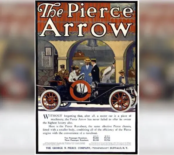 Image of Pierce Arrow advertisement (1909)