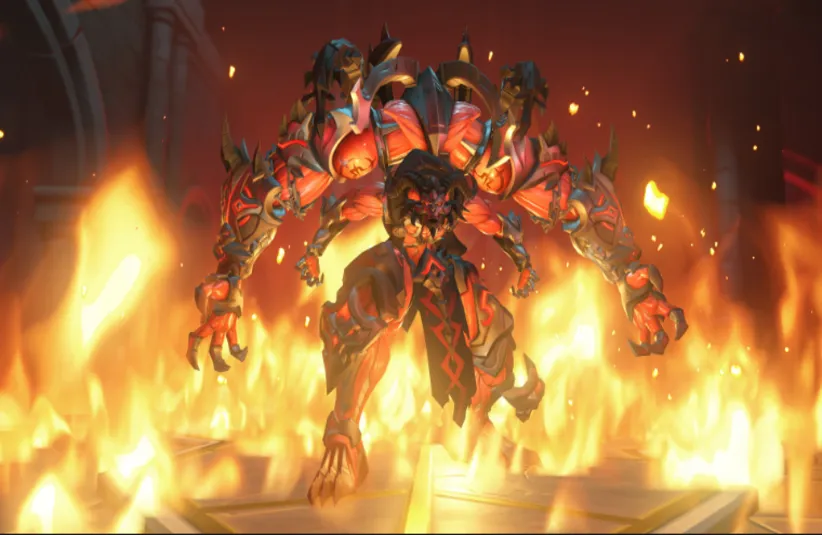 Mephisto Ramattra skin in Diablo IV x Overwatch crossover 