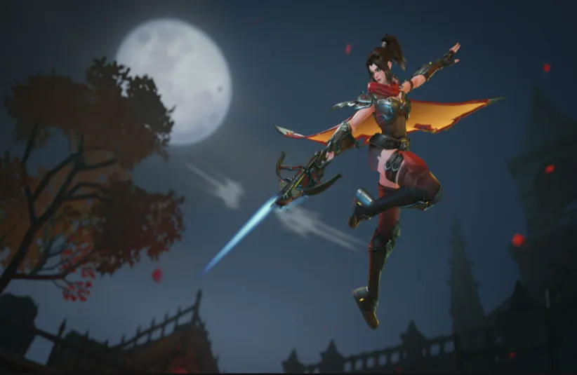 Rogue Freja skin in Diablo IV x Overwatch crossover