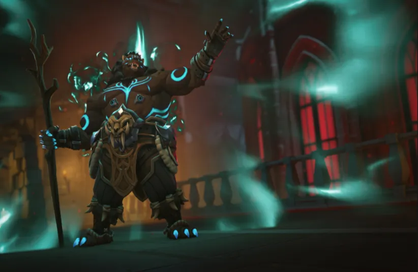 Paladin Brigitte skin in Diablo IV x Overwatch crossover