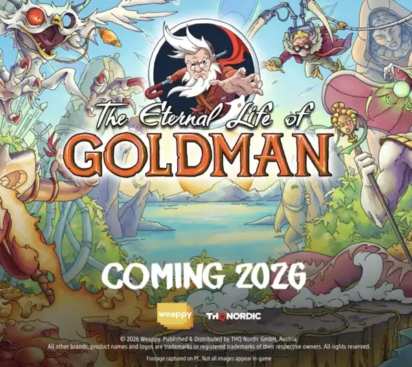 The Eternal Life of Goldman is a fantasy adventure about an old man traveling a strange world to kill a Deity