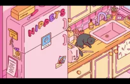 Screenshot of title screen from hidden objects game, Nippets