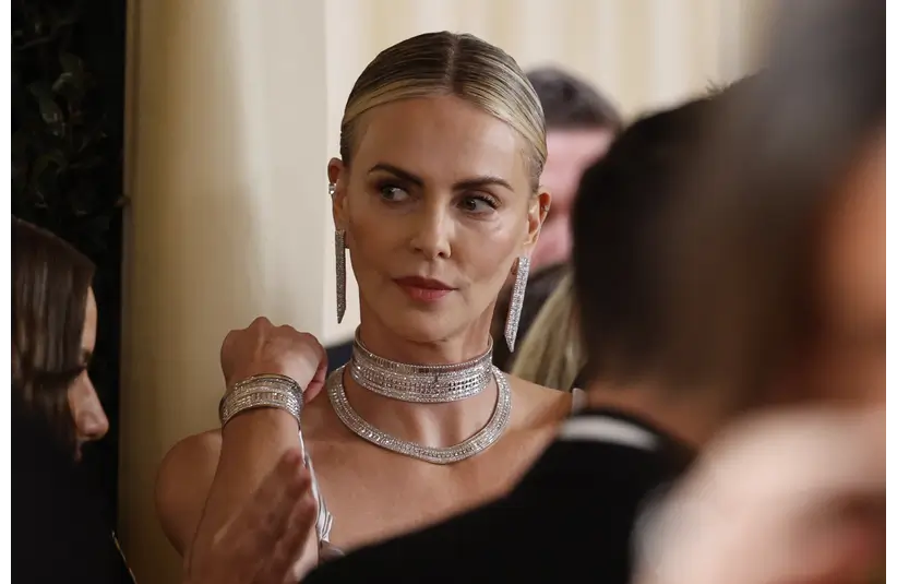 Mar 10, 2024; Los Angeles, CA, USA; Charlize Theron at the 96th Oscars at the Dolby Theatre at Ovation Hollywood in Los Angeles on Sunday, March 10, 2024. Mandatory Credit: Kevork Djansezian-USA TODAY