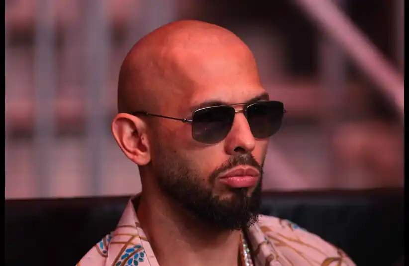 Andrew Tate, who was greeted by Guy Fieri at UFC 327