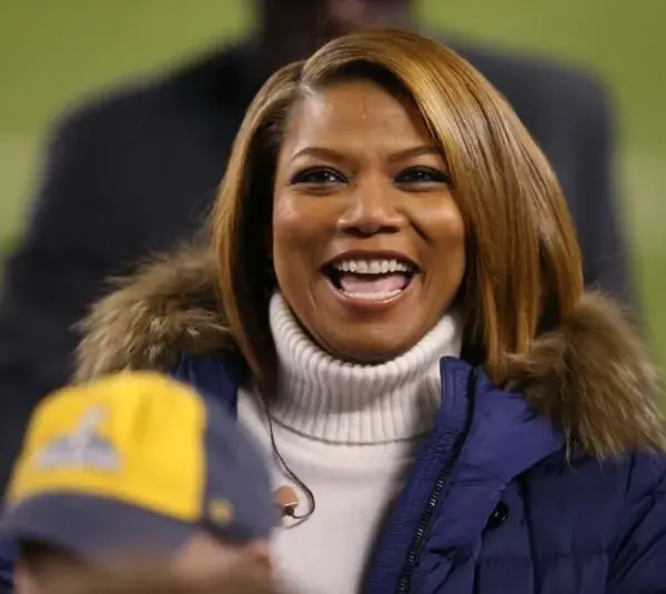image of the 52nd American Music Awards host Queen Latifah at NFL: Super Bowl XLVIII-Denver Broncos vs Seattle Seahawks