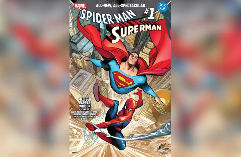 Cover for "Marvel/DC: Spider-Man/Superman #1," courtesy of Marvel Comics
