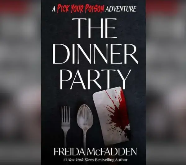 Cover for "The Dinner Party" by Freida McFadden. Courtesy of Freida McFadden