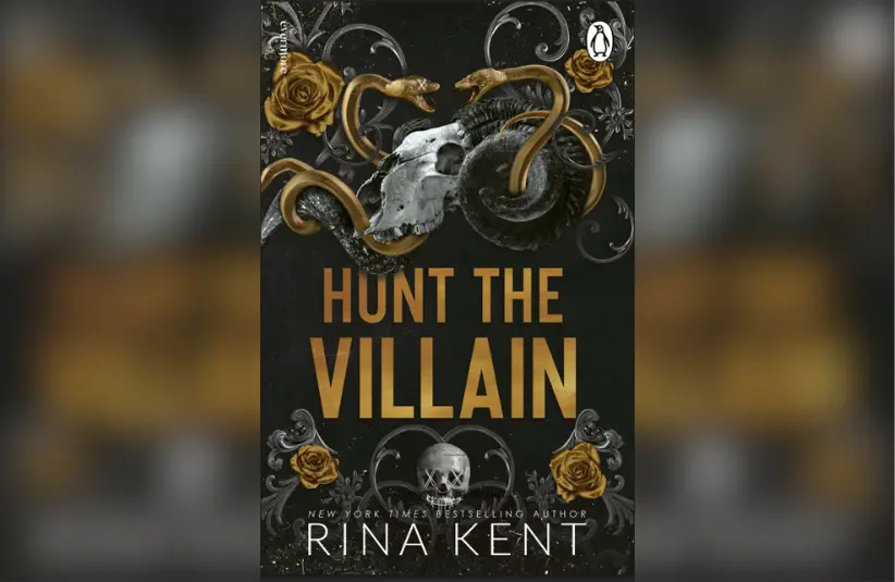 Cover for "Hunt The Villain" by Rina Kent. Courtesy of Penguin Randomhouse