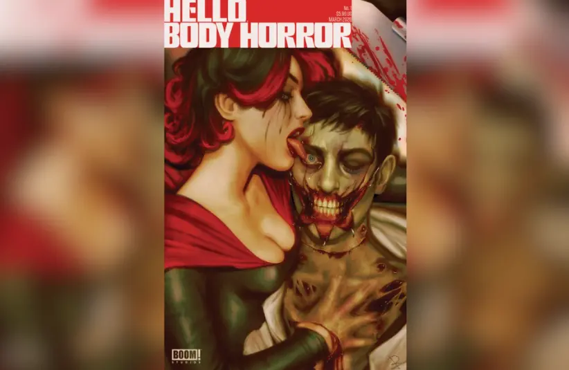 Cover for "Hello Body Horror #1," courtesy of BOOM! Studios