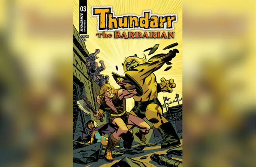 Cover for "Thundarr the Barbarian #3," courtesy of Dynamite.