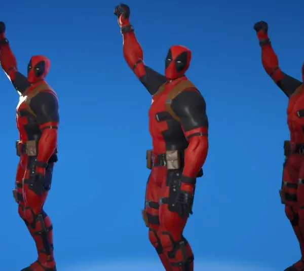 Fortnite Group Dance "Bye Bye Bye" Featuring Deadpool