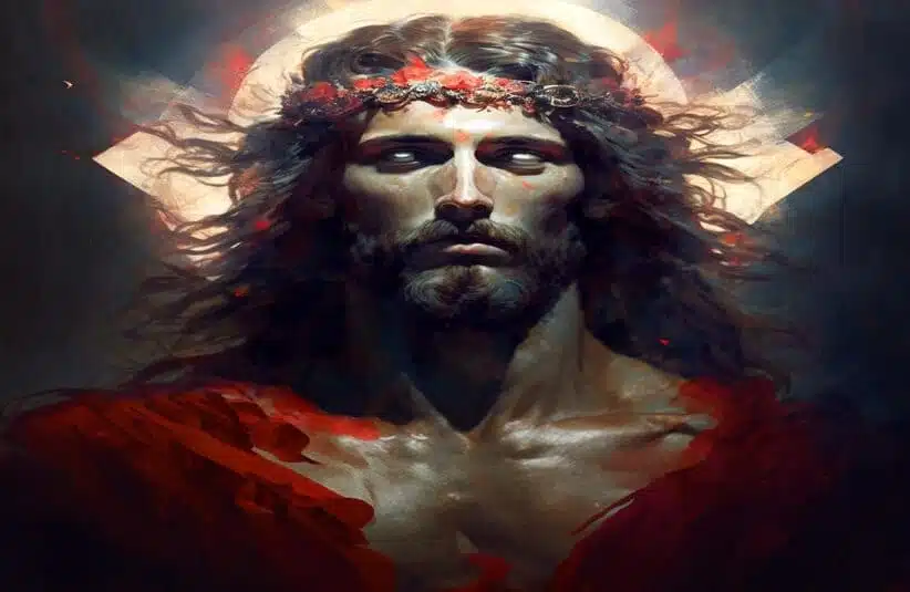 An image of Jesus within I Am Jesus.