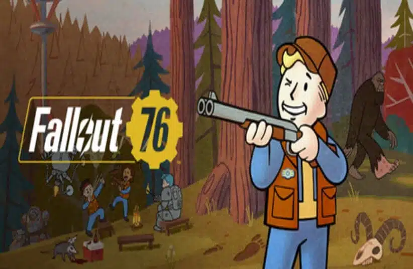 Bethesda Games' fallout 76 title.