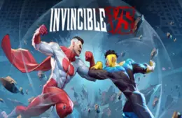 invincible and omni-man clashing on the Invincible VS cover.