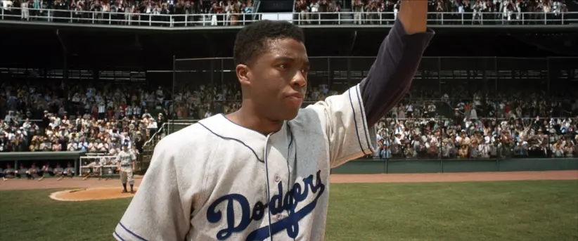 42 starring Chadwick Boseman as Jackie Robinson