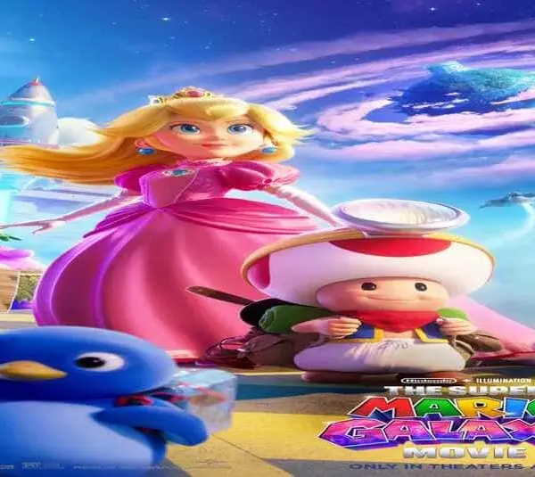 Princess Peach and Toad on Mario Galaxy Movie 2 Poster