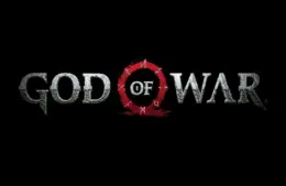 God of War title card with black background