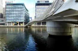 BBC buildings at Salford Quays in Greater Manchester, England.