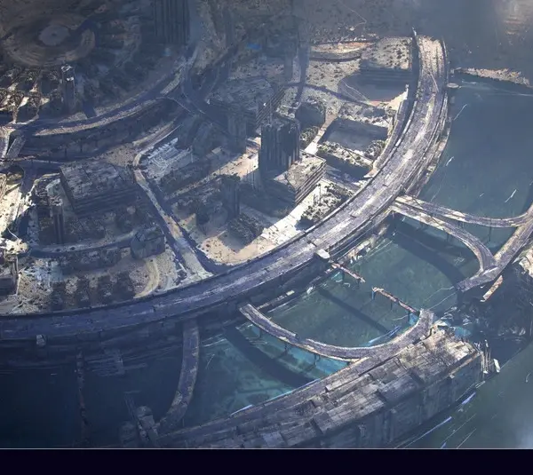 coastal overview of Arc Raiders' new map.