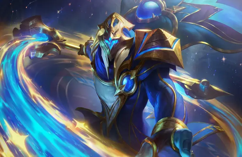 Stargazer Jax from Wild Rift used in Teamfight Tactics Set 17