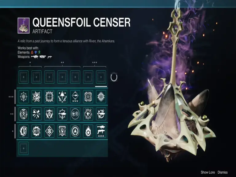 One of the returning artifacts in Destiny 2