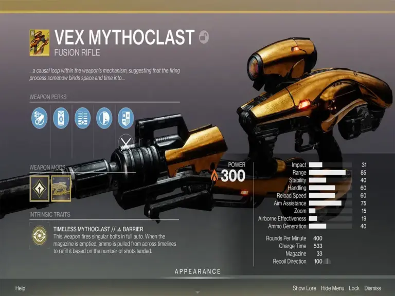 Vex Mythoclast in Destiny 2