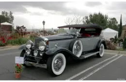1931 Cadillac V-16 Sport Phaeton, black and gray