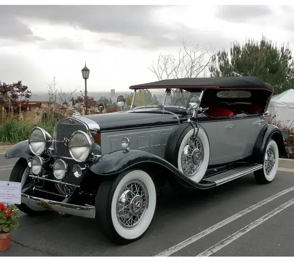 1931 Cadillac V-16 Sport Phaeton, black and gray