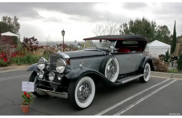 1931 Cadillac V-16 Sport Phaeton, black and gray