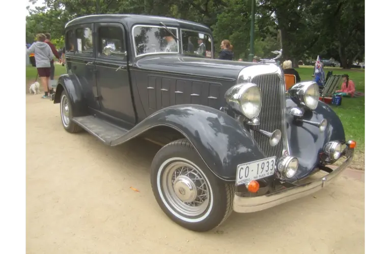 Image of gray 1933 Chrysler Royal Six CT