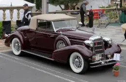 Brown 1934 Cadillac 355D