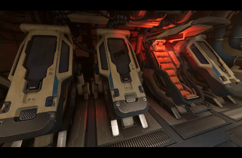 Image of a sleeping pod from Escape Simulator 2