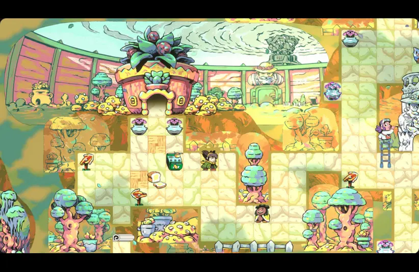 Screenshot from Arranger: A Role-Puzzling Adventure, Epic Games Store, Mobile