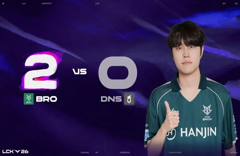 BRO has their best winstreak in the LCK after beating DNS