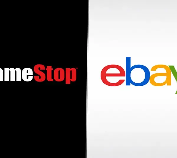 Image of Gamestop and eBay logos