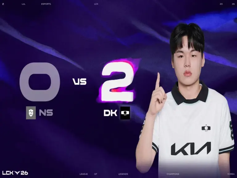DK beat NS in the final game of the LCK regular season