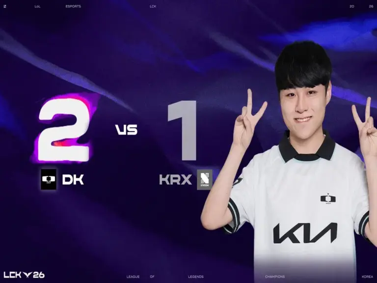 DK earned another victory KRX in the LCK