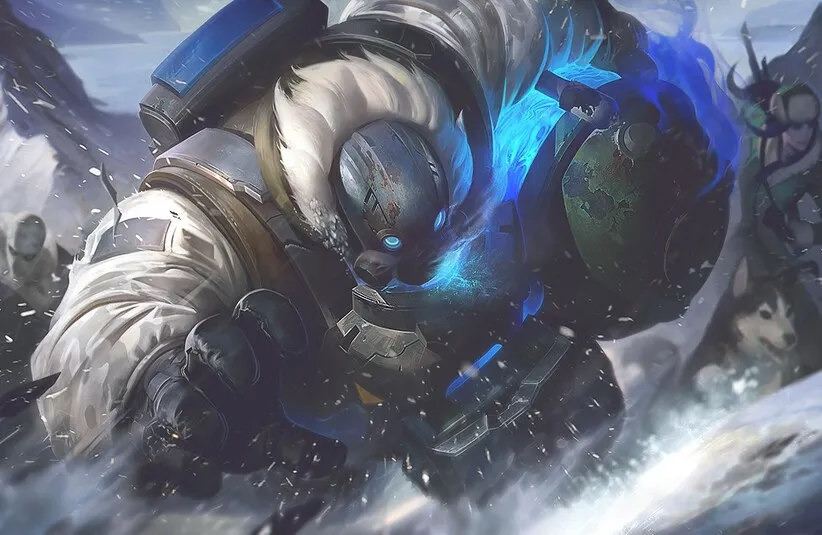 Arctic Ops Gragas used as a template for Psionic Gragas in Teamfight Tactics Set 17