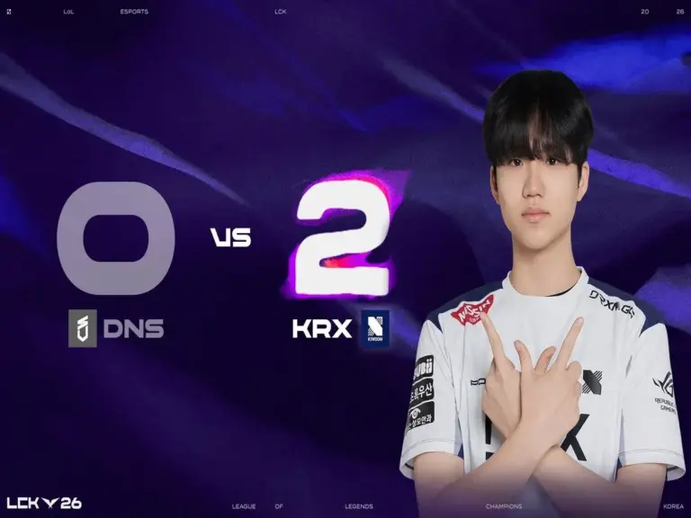 KRX beat NS in the LCK