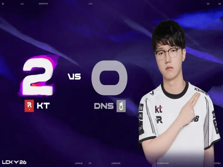 KT Rolster beat DNS 2-0 in the LCK