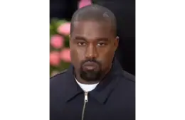 Kanye West at the met gala in 2019