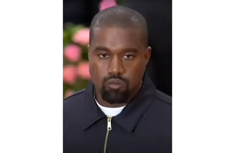 Kanye West at the met gala in 2019