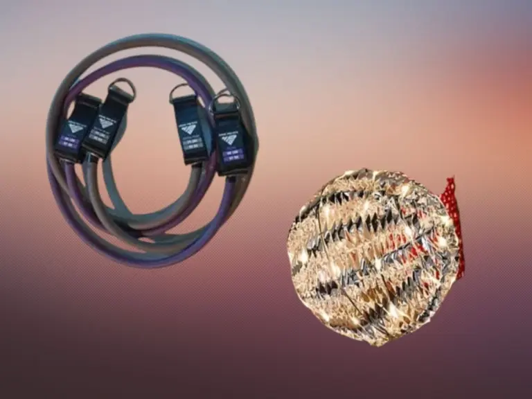 HomeProGym Resistance Bands & Bethlehem Lights 10-inch Illuminated Ribbon Spheres