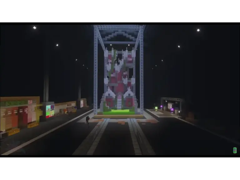 Production from The Minecraft sequel movie.