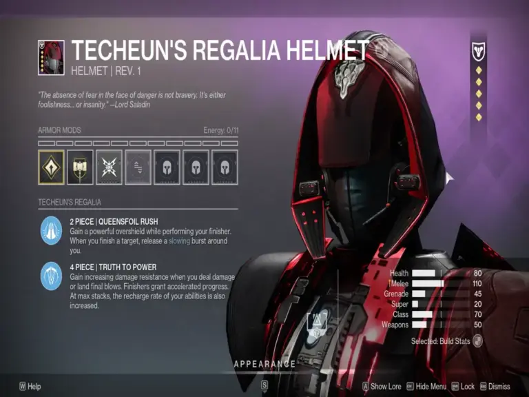 The Shattered Throne Armor Set in Destiny 2 