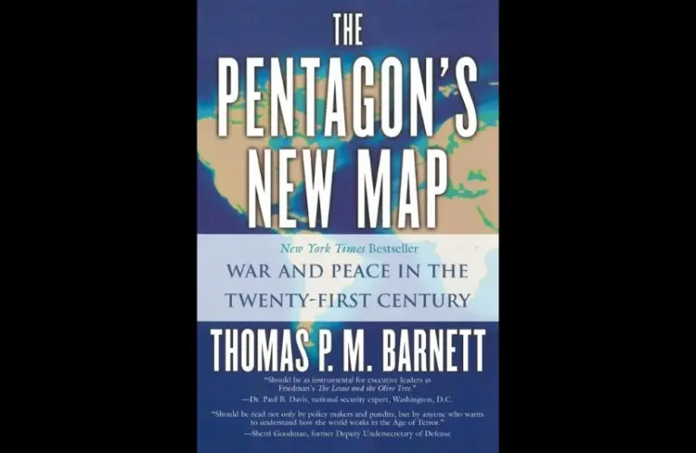 Book cover for "The Pentagon's New Map: War and Peace in the Twenty-First Century" by Thomas P.M. Barnett