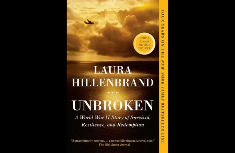 Book cover for Unbroken: A World War II Story of Survival, Resilience, and Redemption by Laura Hillenbrand