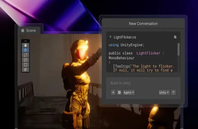 Unity AI select screen.
