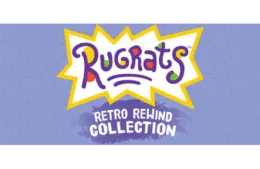 The words "Rugrats" and "Retro Rewind Collective" on a purple background.